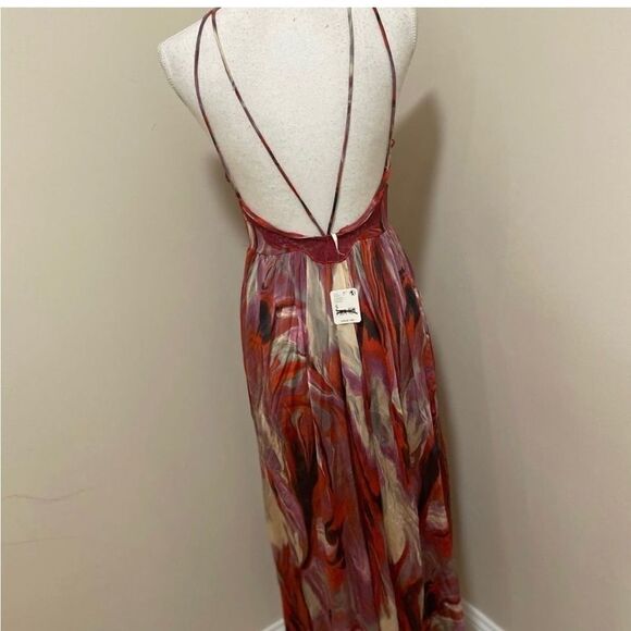 NEW Free People Sirena Maxi Top Dress Adjustable Halter size S retail $… - Picture 2 of 7